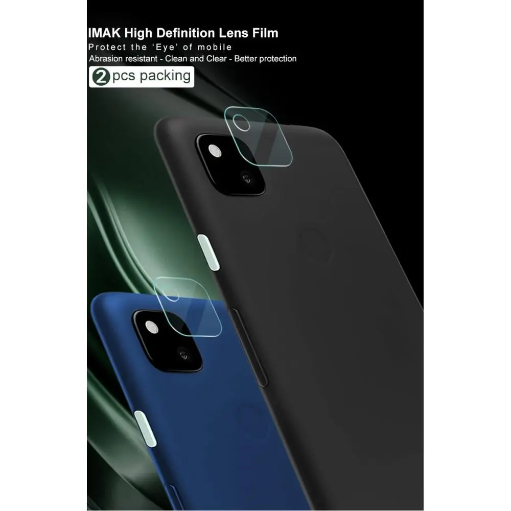 2-pack Härdat Glas Linsskydd Google Pixel 4a Genomskinlig