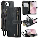 Zipper Wallet iPhone 17e Sort
