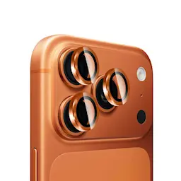 Kameran linssinsuoja Metallia iPhone 17 Pro Oranssi