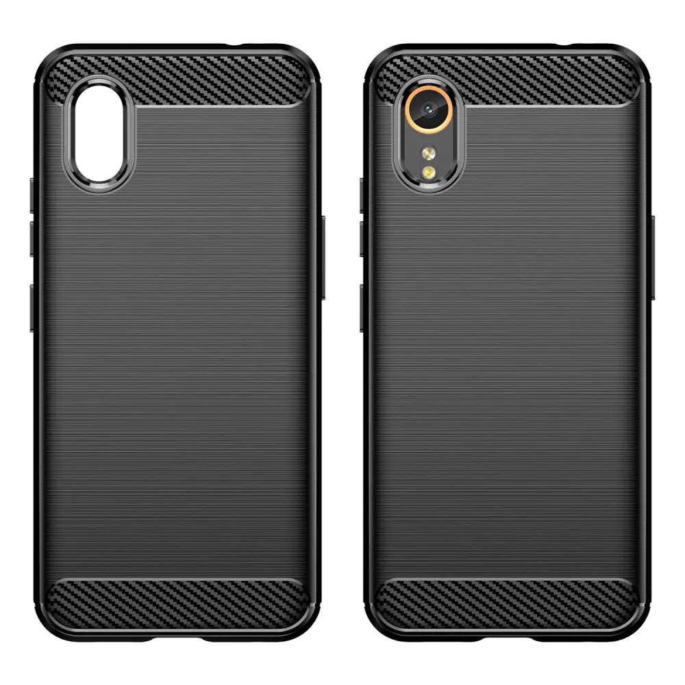 Samsung Galaxy Xcover 7 Skal TPU Brushed Svart