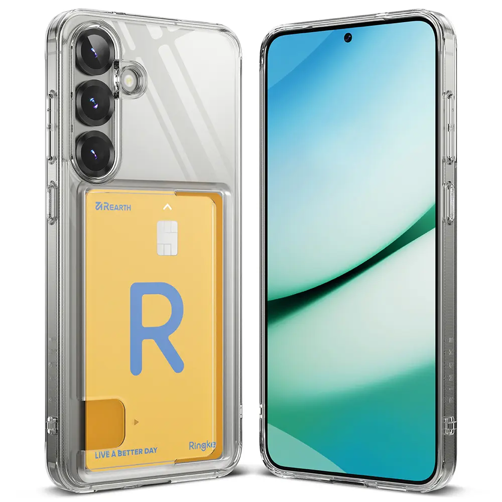 Fusion Card Case Samsung Galaxy S25 Genomskinlig