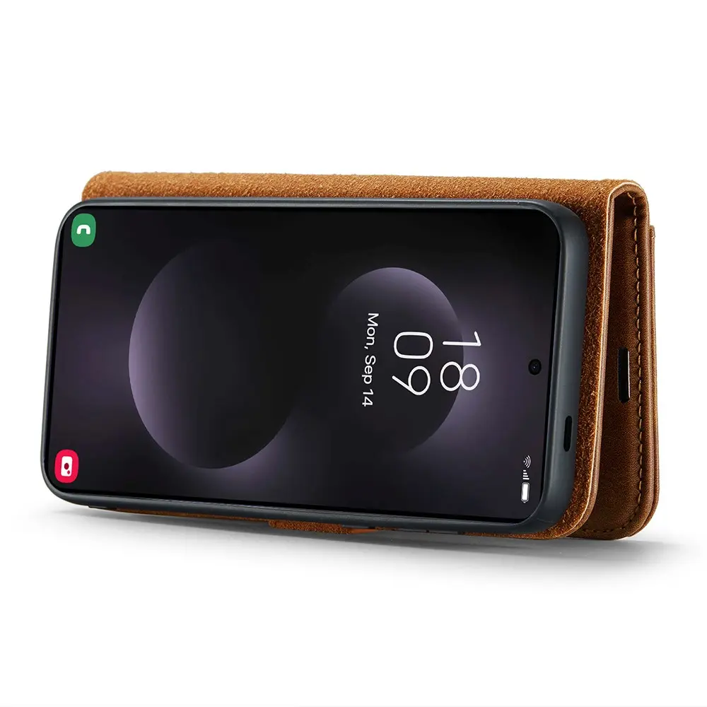 Magnet Wallet Samsung Galaxy S25 Edge Cognac