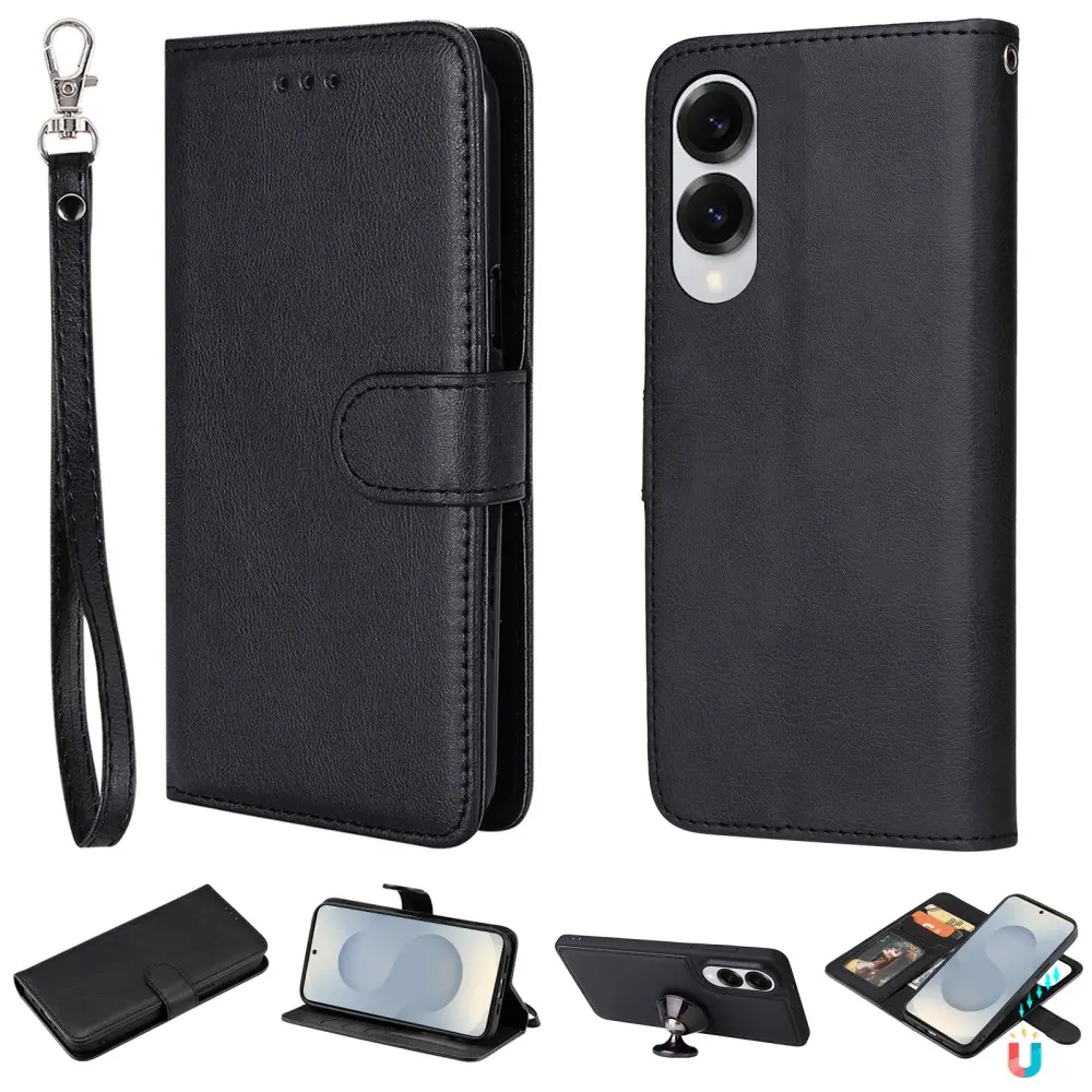 Magnetisk Wallet Samsung Galaxy S25 Edge sort