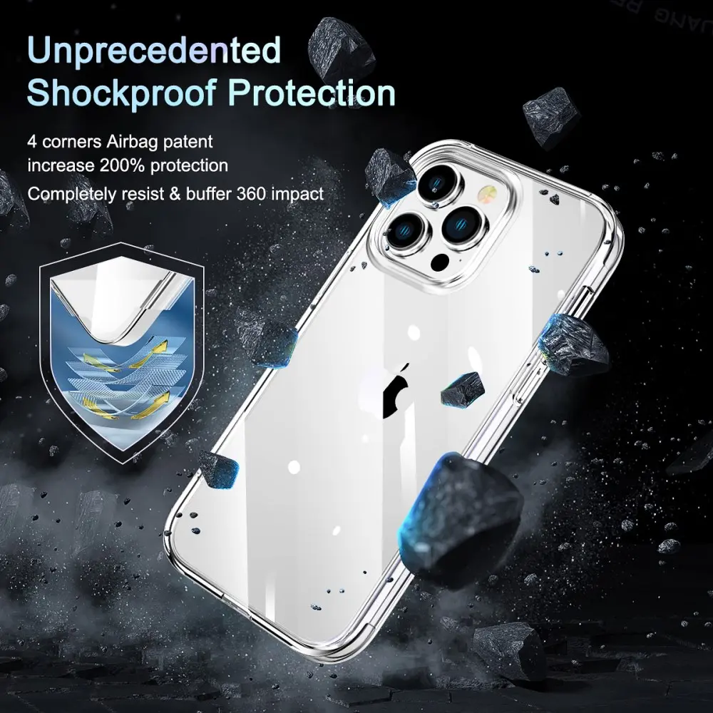 Full Protection Case iPhone 14 Pro Max Genomskinlig
