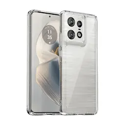 Motorola Edge 50 Pro Crystal Hybrid-cover, Gennemsigtig