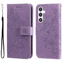 Læderetui Mandala Samsung Galaxy S23 FE lila