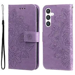 Læderetui Mandala Samsung Galaxy S23 FE lila