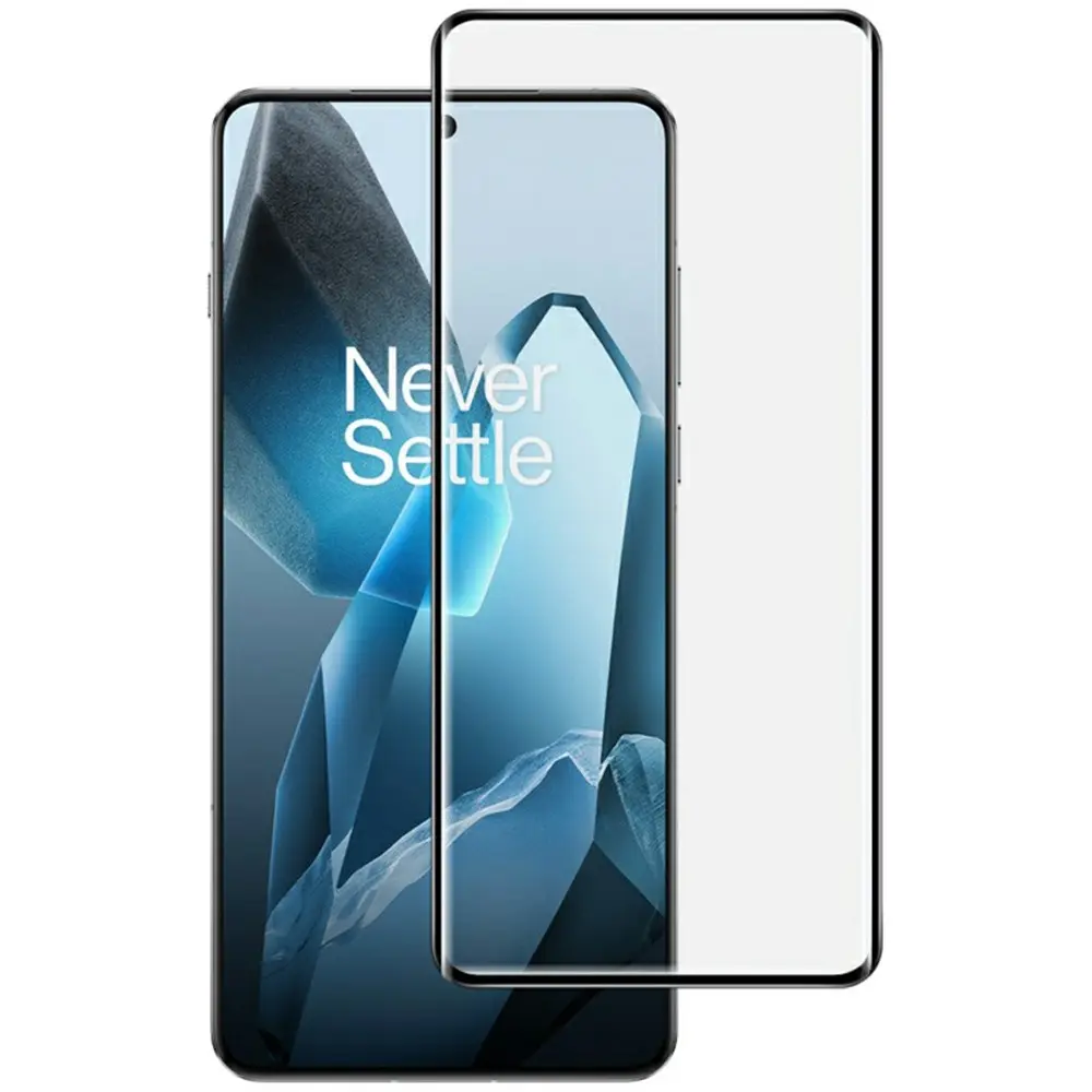 Full-fit Hærdet Glas Skærmbeskytter  OnePlus 13 sort