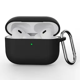 Silikonecover med karabinhage Apple AirPods Pro 3 Sort