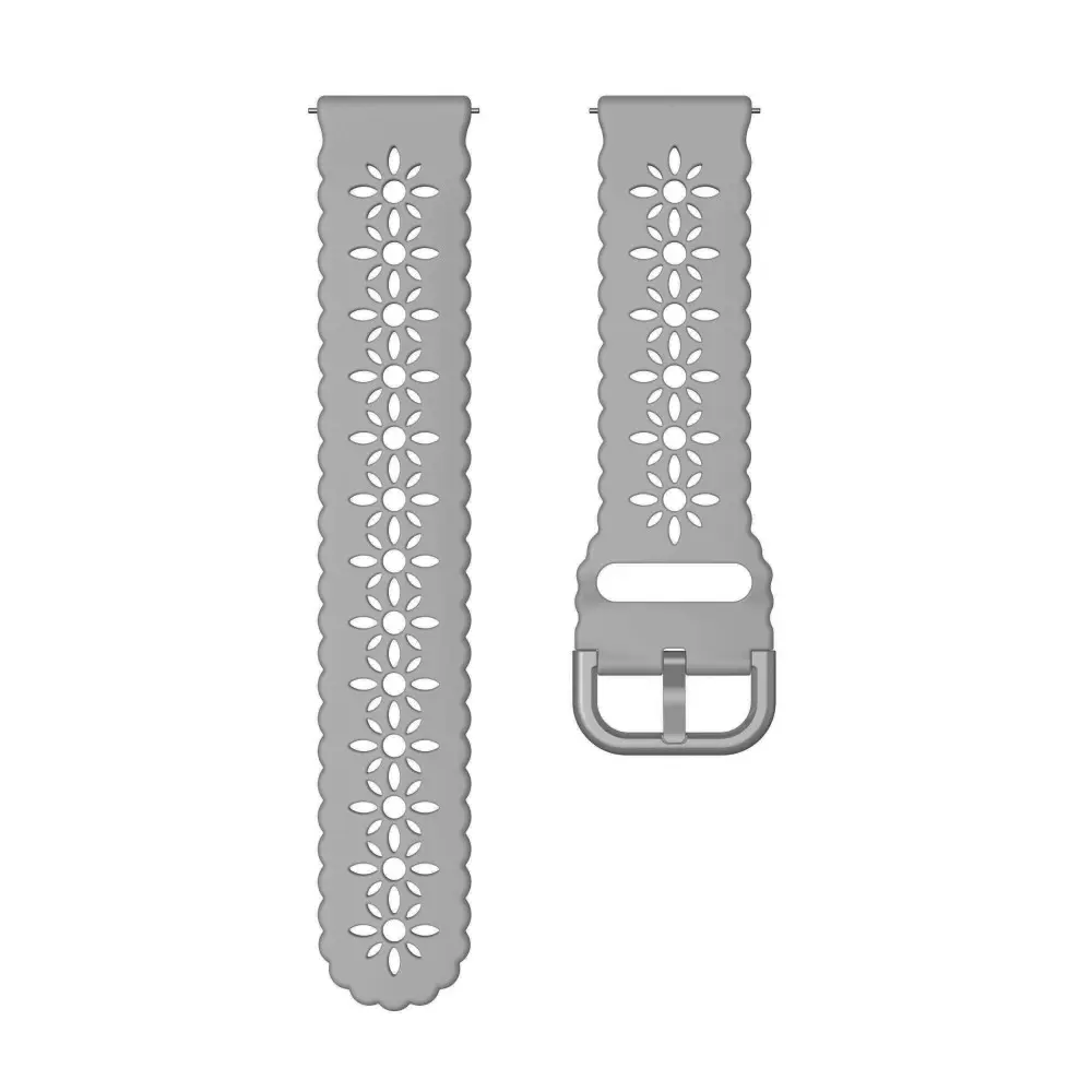 Blossom silikonarmband Samsung Galaxy Watch 6 Classic 43mm grå