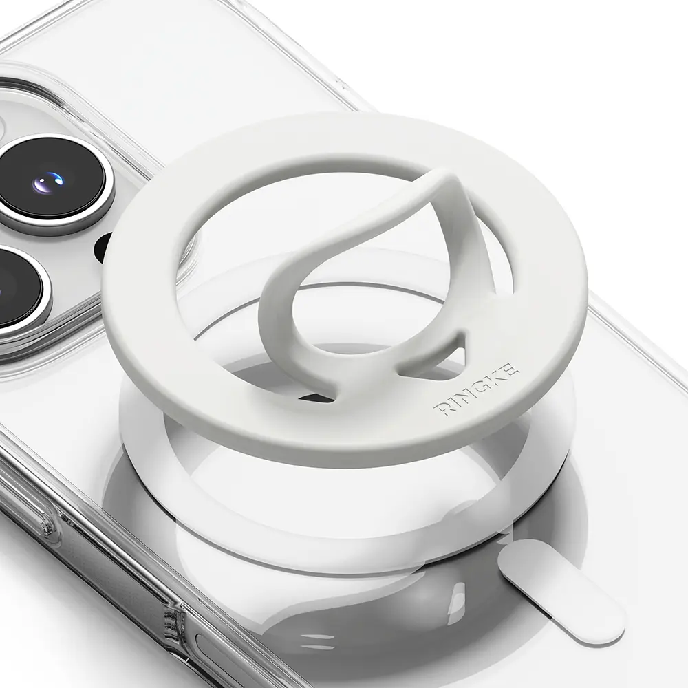 Dual Magnetic Silicone Ring Hvid