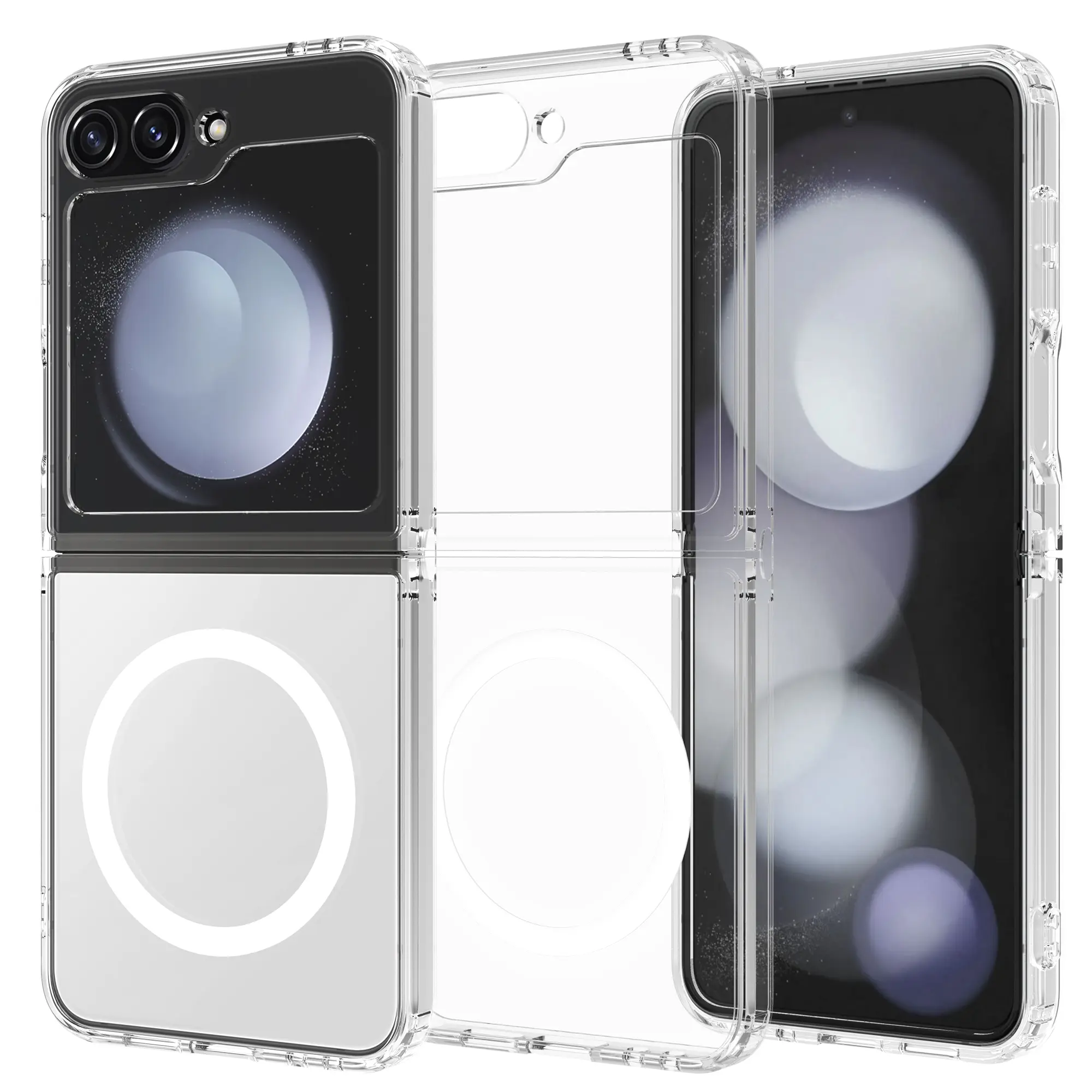 Hybridcover MagSafe Samsung Galaxy Z Flip 7 FE Gennemsigtig