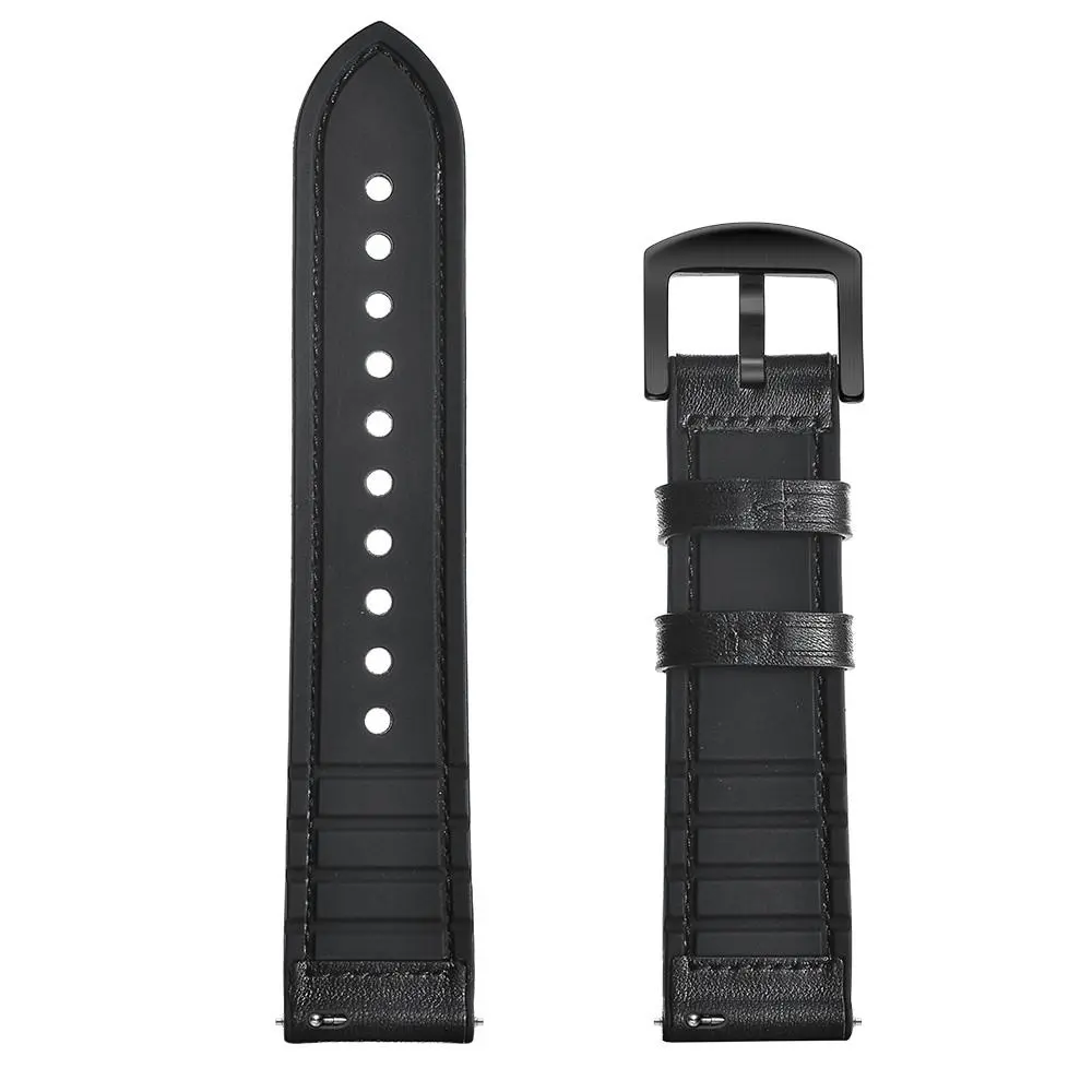 Premium Läderarmband Suunto Vertical Svart