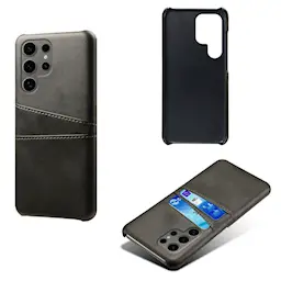 Samsung Galaxy S25 Ultra Smart cover med 2 kortholdere, Sort