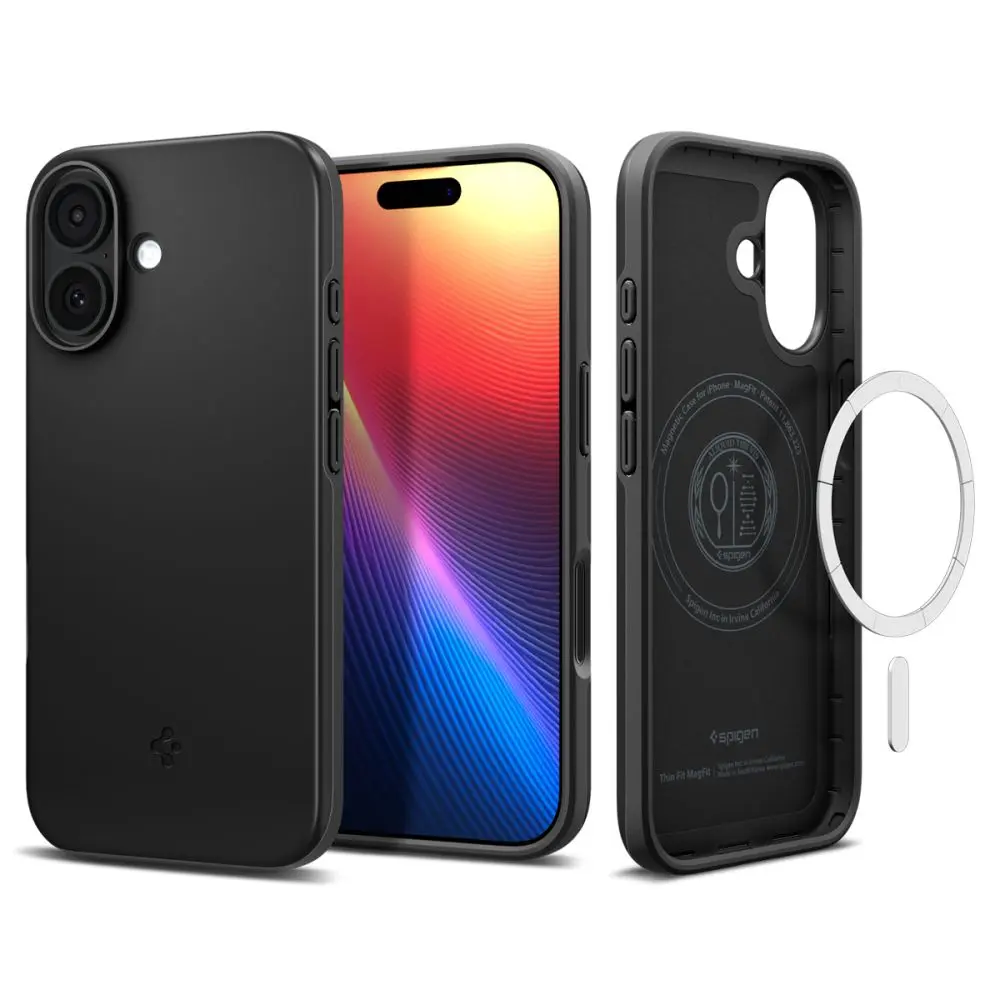 iPhone 17 Case Thin Fit MagSafe Black