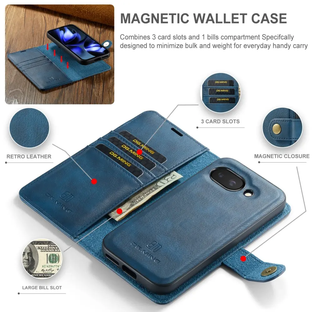 Magnet Wallet Google Pixel 9a Blue