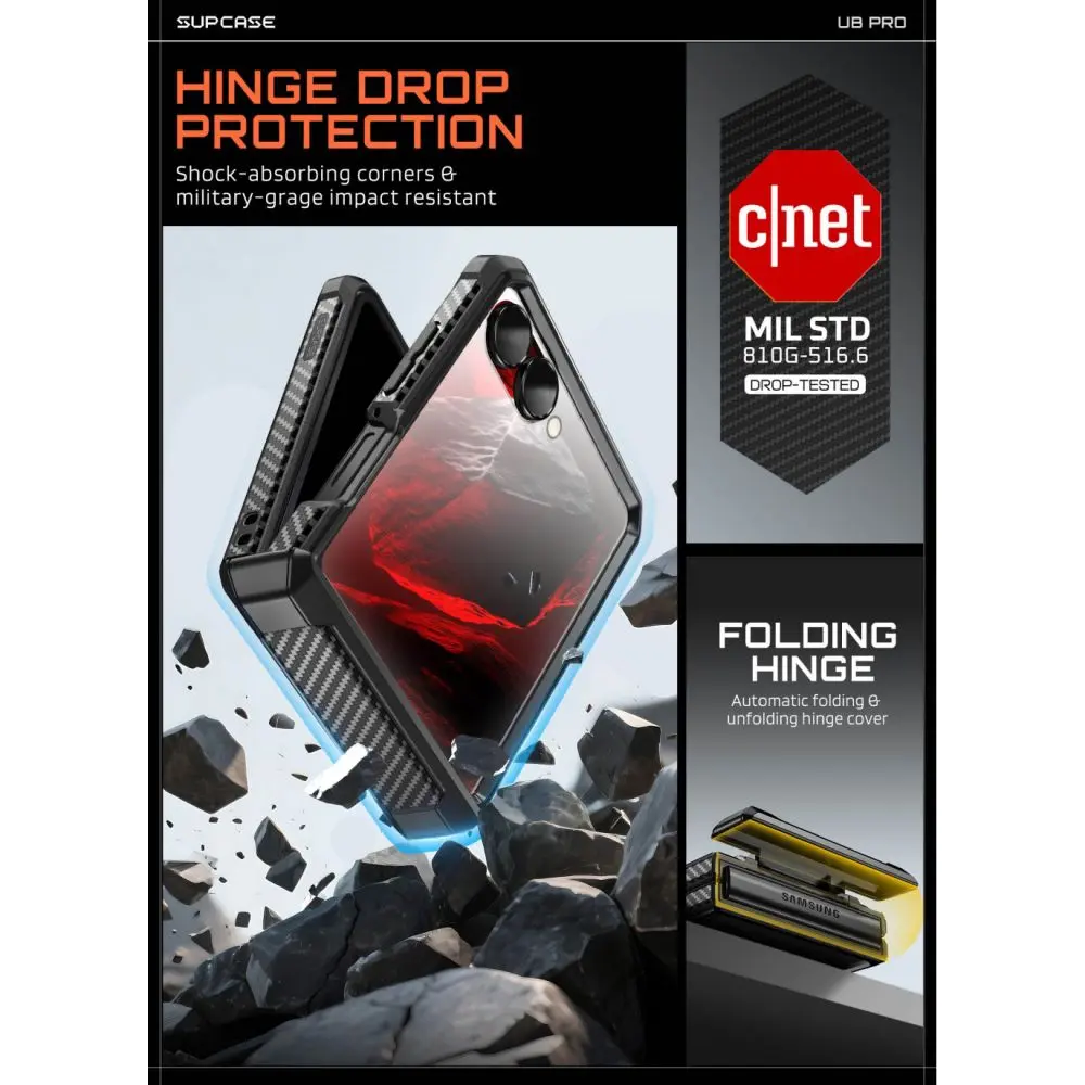 Unicorn Beetle Pro Case Samsung Galaxy Z Flip 8 Black