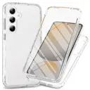 Full Protection Case Samsung Galaxy S25 Edge Gennemsigtig