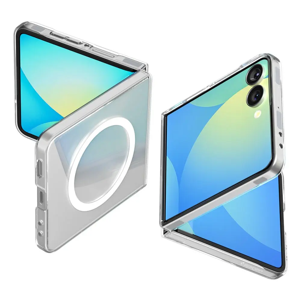Samsung Galaxy Z Flip 8 Case AirSkin MagSafe Clear White