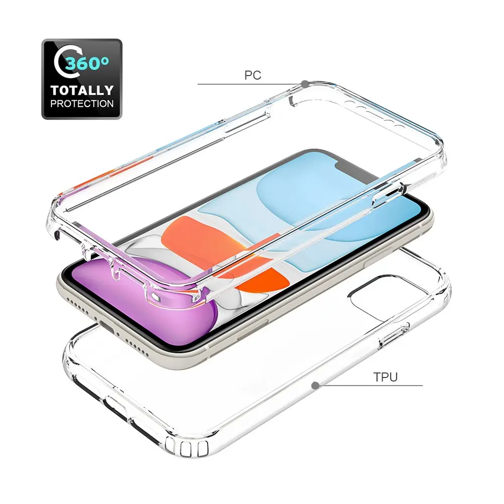 Full Protection Case iPhone 11 Genomskinlig