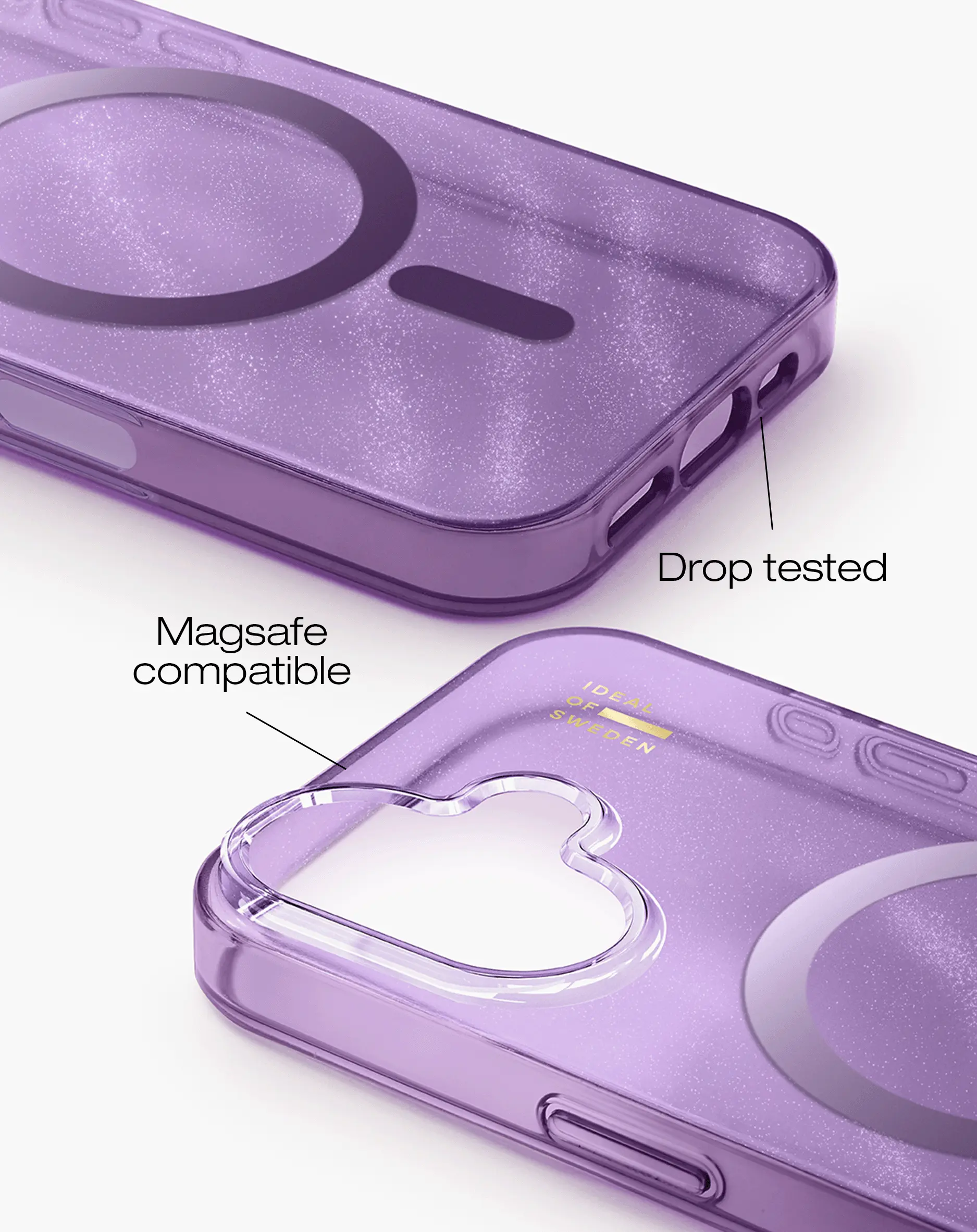 Clear MagSafe Case iPhone 17 Amethyst Mist