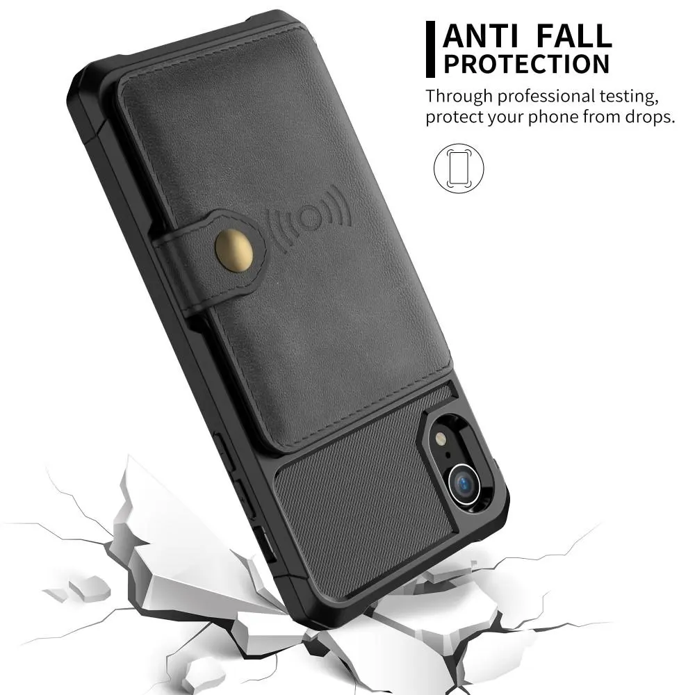 Tough Multi-slot Case iPhone Xr Svart