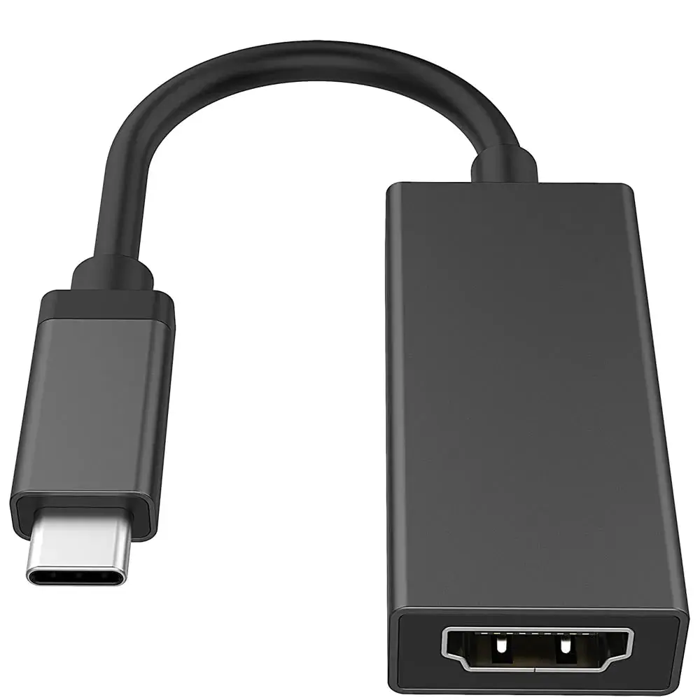 Display Adapter USB-C till HDMI 10cm Svart