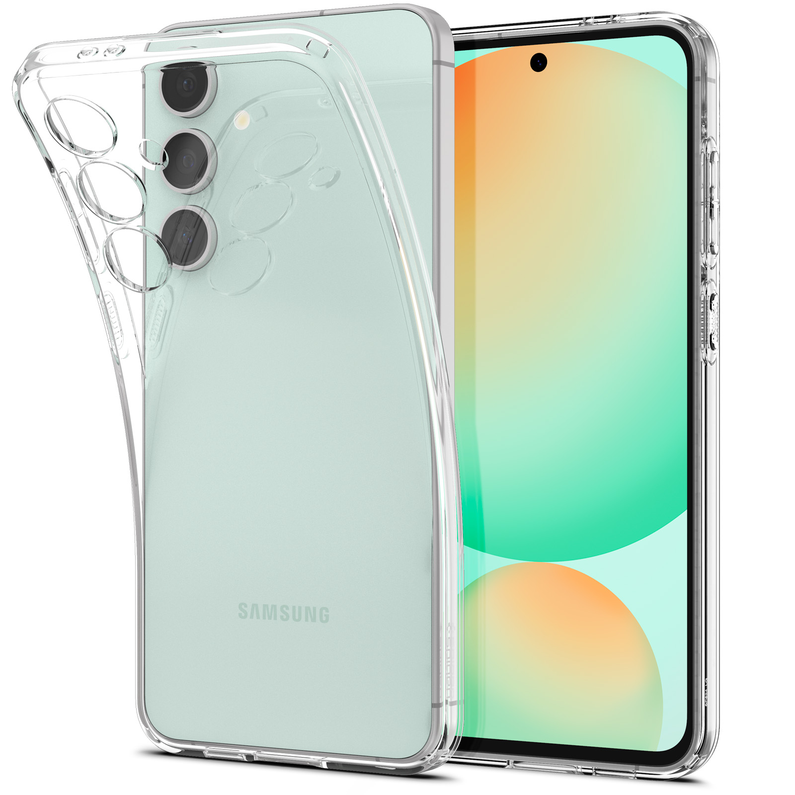 Spigen Case Liquid Crystal Samsung Galaxy S24 FE Crystal Clear - Puhelimen kuoret