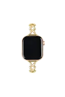 Apple Watch Series 8 41mm Flätat metallarmband, Guld