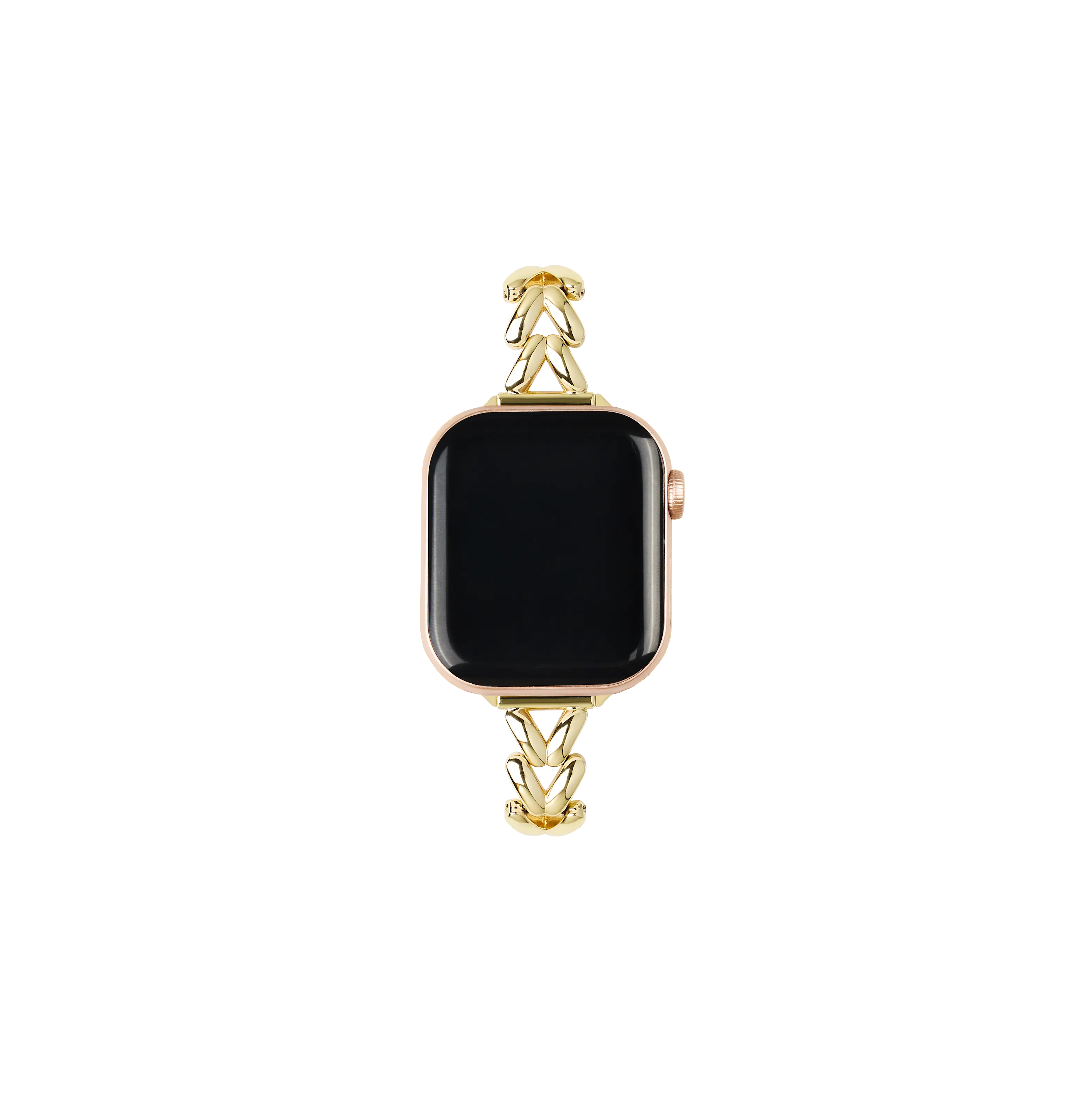 Apple Watch Series 8 41mm Flätat metallarmband, Guld