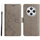 Læderetui Sommerfugle Xiaomi Redmi 14C Grå