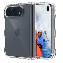 Hybridskal iPhone Duo Genomskinlig