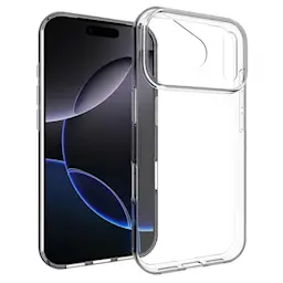 iPhone 17 Pro Max Ohut TPU-kuori, Kirkas
