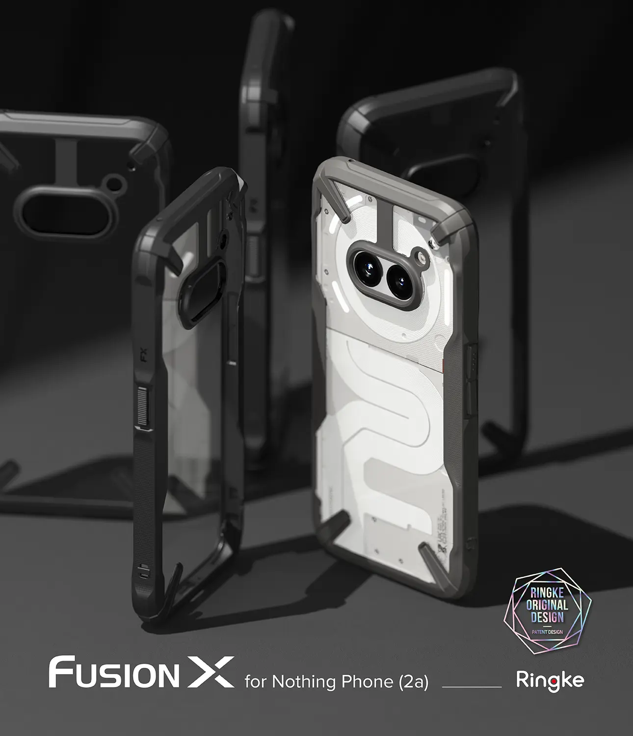 Fusion X Case Nothing Phone 2a Svart