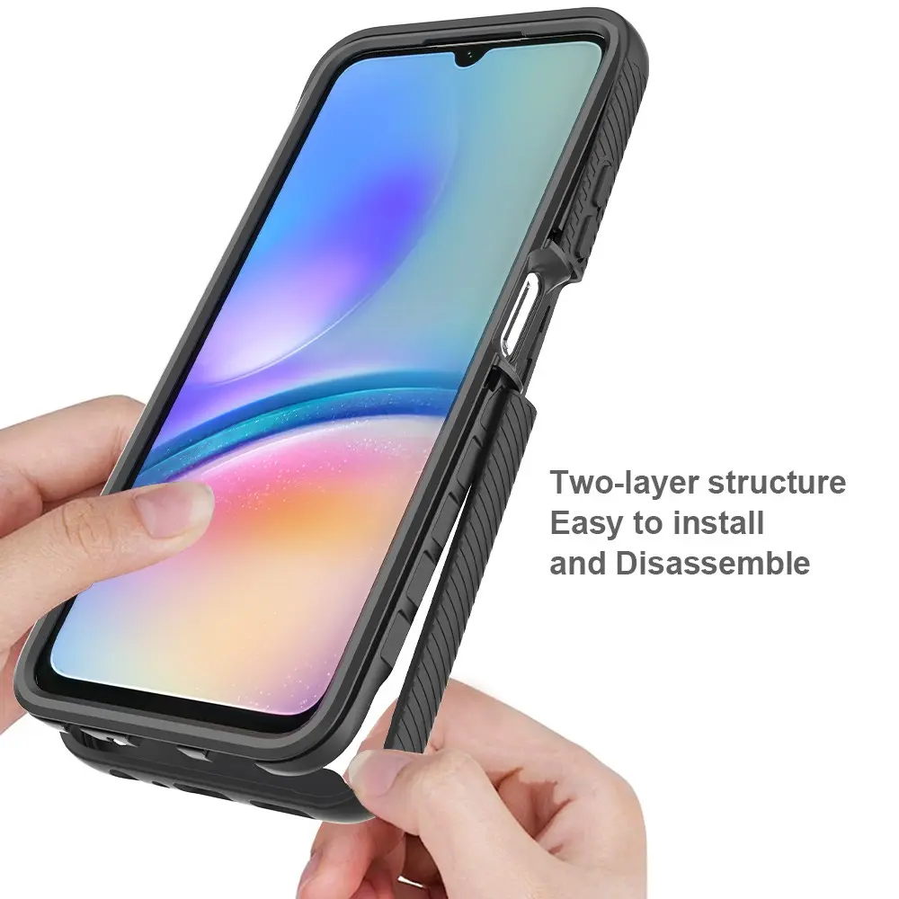 Full Protection Case Samsung Galaxy A05s Svart