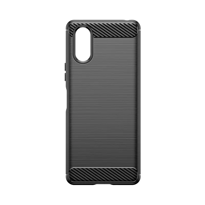 Sony Xperia 10 VI Skal TPU Brushed Svart