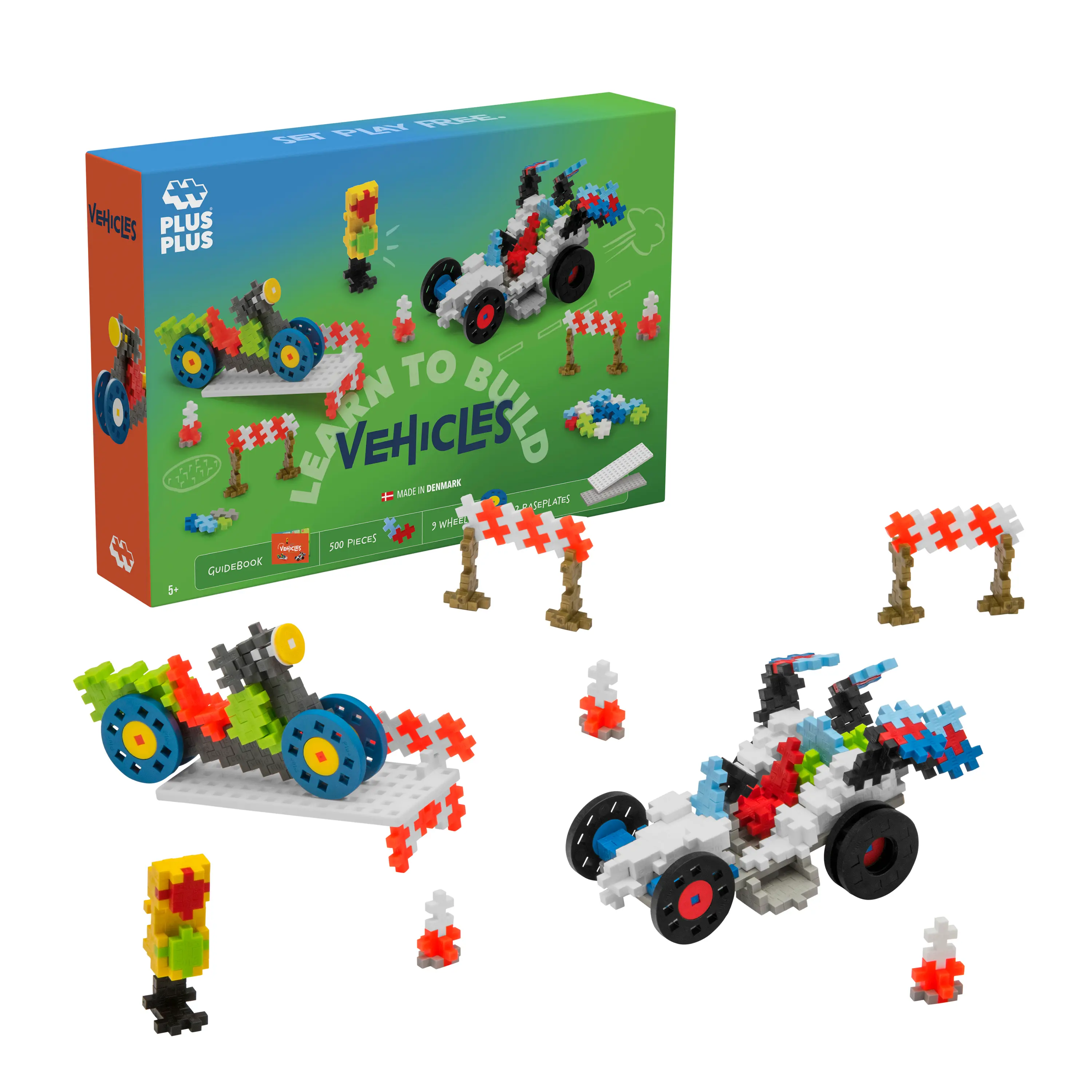 Learn to Build Rakennuspalikat 600 osaa - Autot