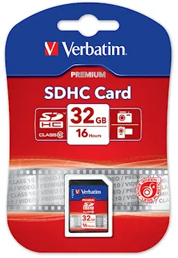 32GB SDHC Class 10 UHS-I Hukommelseskort