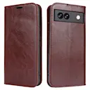 Suojakotelo Aito Nahka Google Pixel 8a Tummanruskea