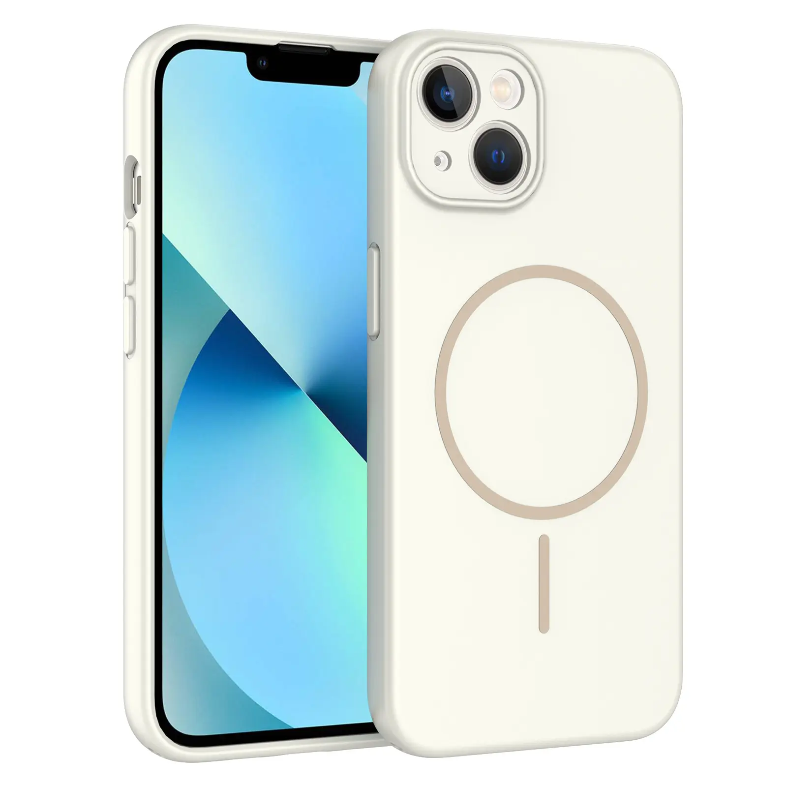 MagSafe-cover SoftArmor iPhone 14 Beige