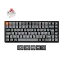 K2 MAX Tri-Mode Hot Swap QMK/VIA Trådløst gamingtastatur, Super Red
