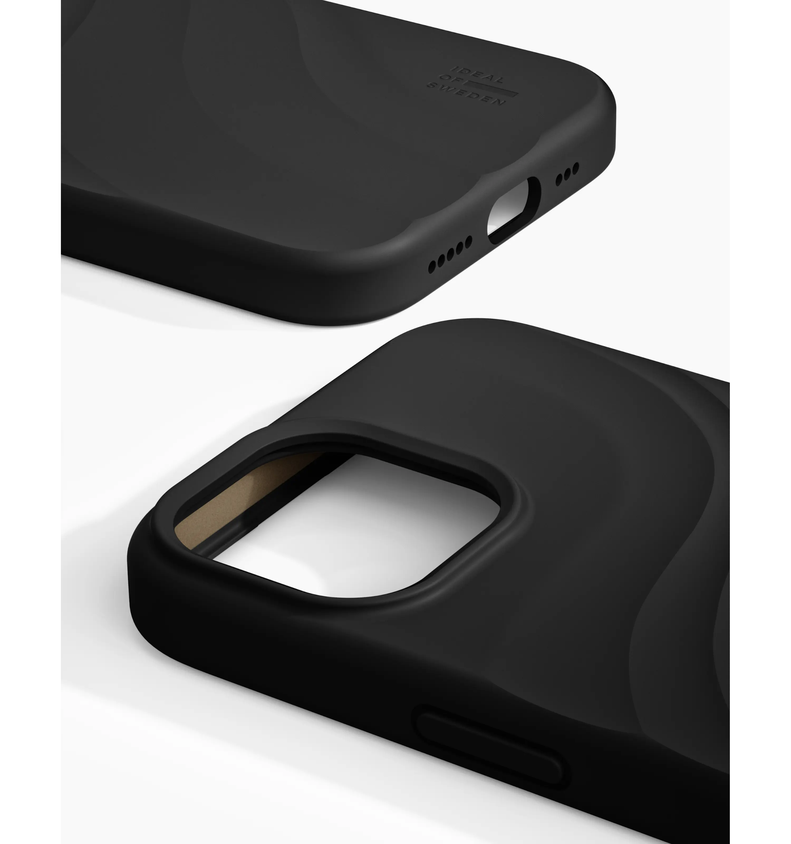 MagSafe Soft Swirl Silicone Case iPhone 15 Velvet Black