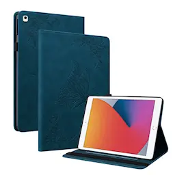 Apple iPad 10.2 9th Gen (2021) Etui med sommerfugle, Blå