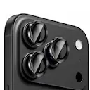 iPhone 17 Pro Linsebeskytter Metal, Sort
