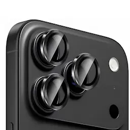 iPhone 17 Pro Linsskydd Metall Svart