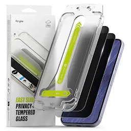 Google Pixel 10 Anti-spy Skjermbeskytter i glass med monteringsram (2-pack)