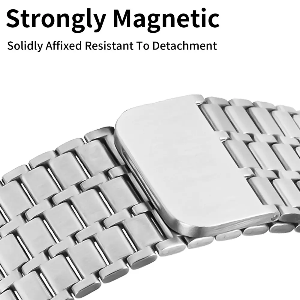 Business Magnetic Armband Apple Watch Series 12 43mm silver