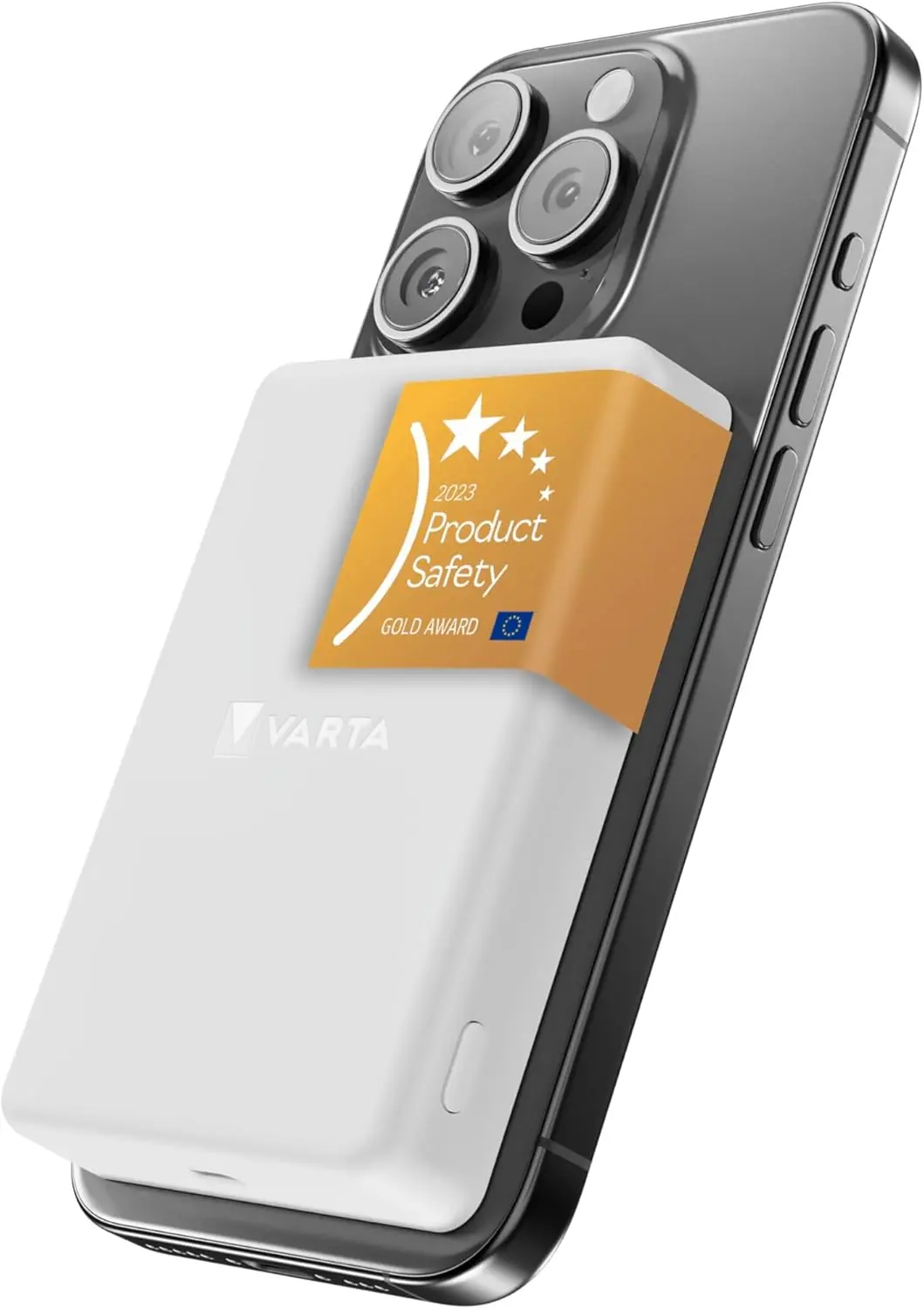 Langaton Powerbank Mag Pro 5000mAh, Valkoinen