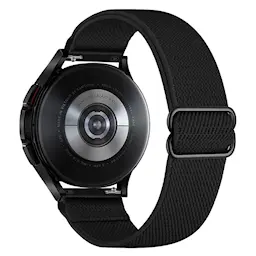 Elastisk Nylonurrem Samsung Galaxy Watch 7 44mm Sort