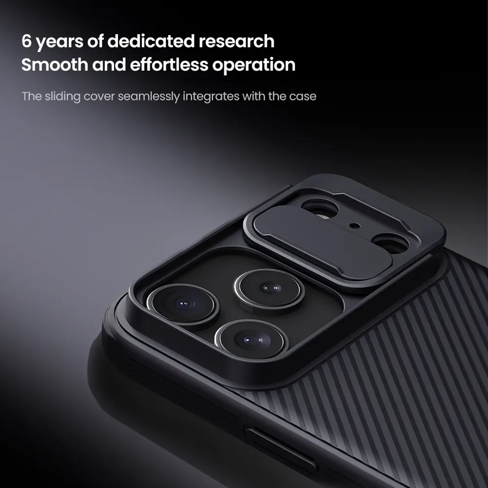 CamShield Skal iPhone 17 Pro Max Svart
